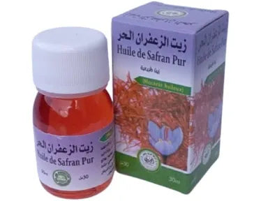 Huile de Safran 30 ml – Lot de 3 | Soin Naturel Pur pour Peau et Cheveux