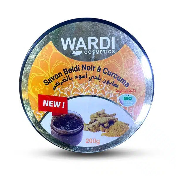 Savon Noir au Curcuma 200g