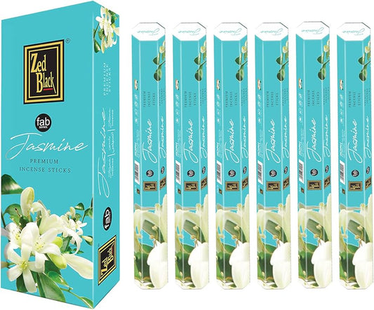 Encens Zed Black Premium – Jasmin (20 bâtonnets)