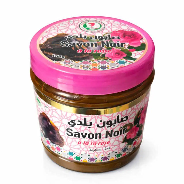 Savon Noir aux Extraits de Roses 200g