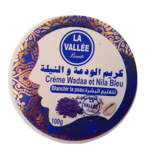 Crème Wadaa & Nila Bleu 100g – Soin Naturel Hydratant et Apaisant pour Peaux Sensibles