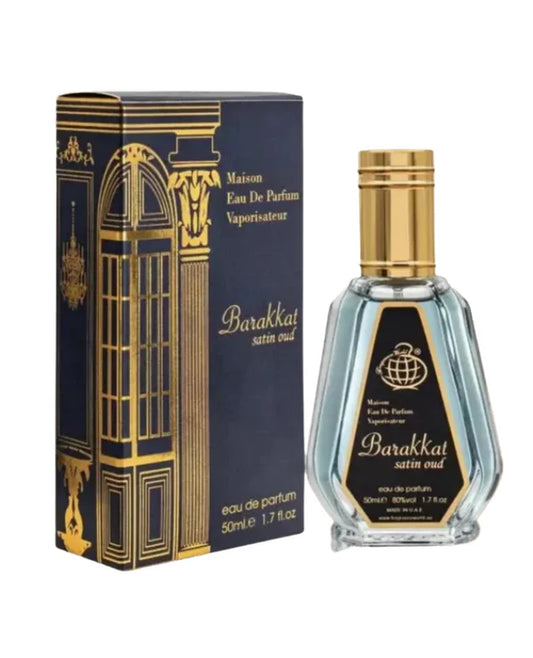 Barakkat Satin Oud - Fragrance World 50ml Eau De Parfum Unisex